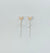 Butterfly drop earrings