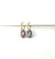 Crystal Drop Hoop Earrings