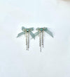 Crystal Bow Earrings